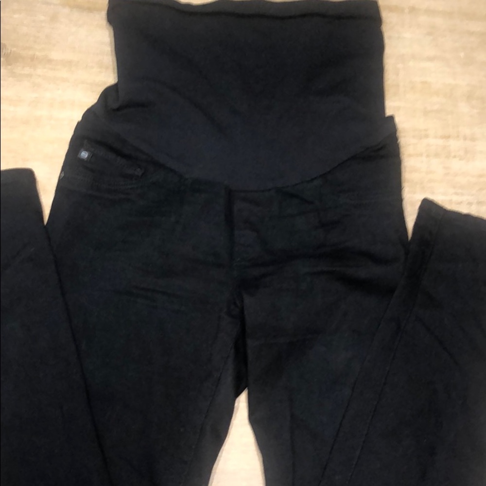 AG Secret Belly Fit Black Maternity Jeans - Picture 5 of 7